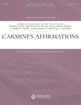 Carmine's Affirmations SATB choral sheet music cover